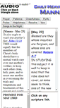 Mobile Screenshot of dailyheavenlymanna.com